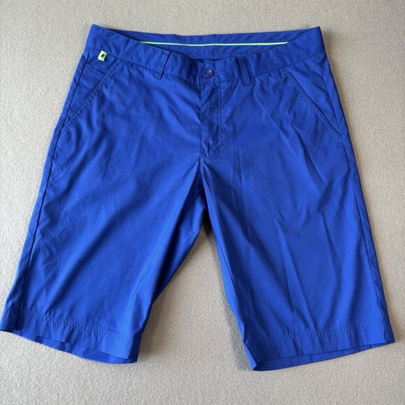 Peak Performance G DAVE SH 3XDRY Mens Shorts Chino Casual Blue Stretch Size 33 - Picture 1 of 13